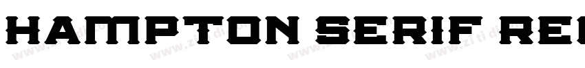 Hampton Serif Regula字体转换